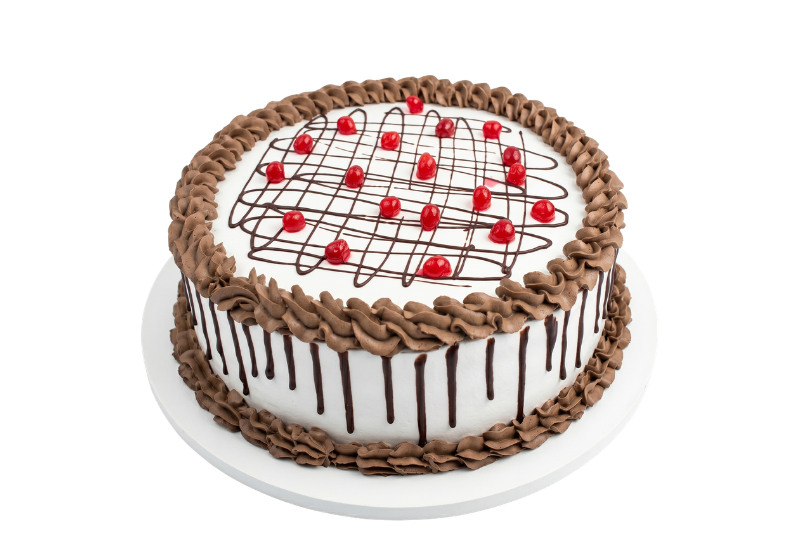 Bolo de chocolate decorado